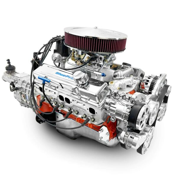 BluePrint Engines GM Small Block Compatible 427 C.I. Standard Edition - TKX Manual Transmission - Polished Pulley Kit - Carbureted