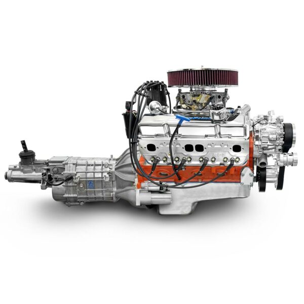 BluePrint Engines GM Small Block Compatible 454 C.I. Standard Edition - TKX Manual Transmission - Polished Pulley Kit - Carbureted