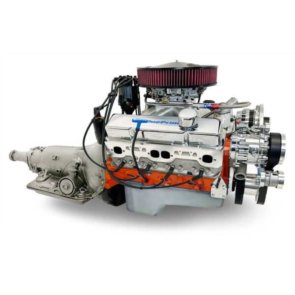 BluePrint Engines GM Small Block Compatible 454 C.I. Standard Edition - TKX Manual Transmission - Polished Pulley Kit - Carbureted