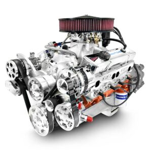 BluePrint Engines GM Small Block Compatible 454 C.I. Standard Edition - TKX Manual Transmission - Polished Pulley Kit - Carbureted