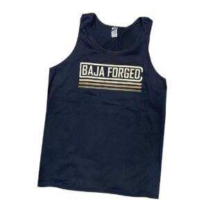 BAJA FORGED MEN'S ULTRA COTTON TANK - BLACK - L