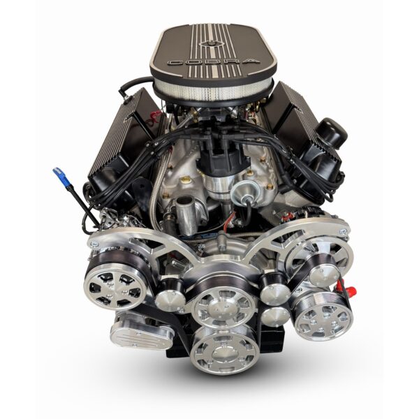 BluePrint Engines Ford Small Block Compatible 427 C.I. Cobra Edition - TKX Manual Transmission - Polished Pulley Kit - Carbureted