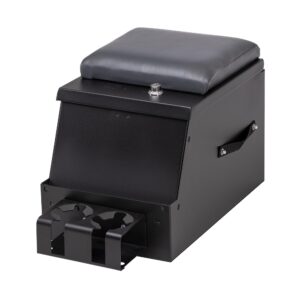 Universal | Center Console | Series II | 12 1/2" Wide Black w/ Charcoal Gray Arm
