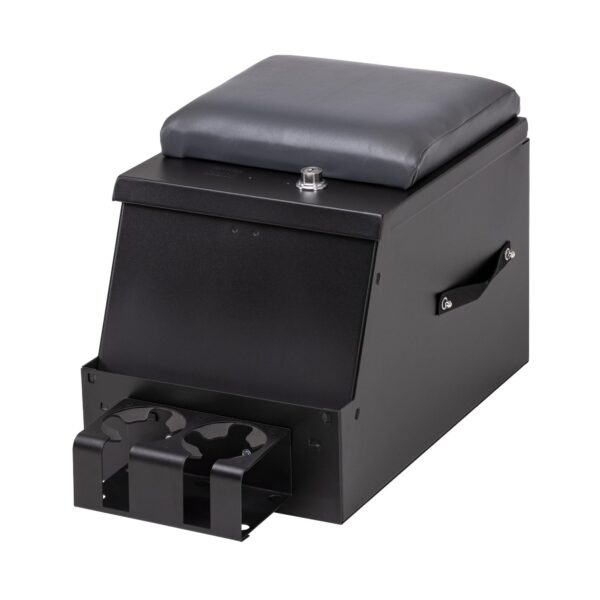 Universal | Center Console | Series II | 12 1/2" Wide Black w/ Charcoal Gray Arm
