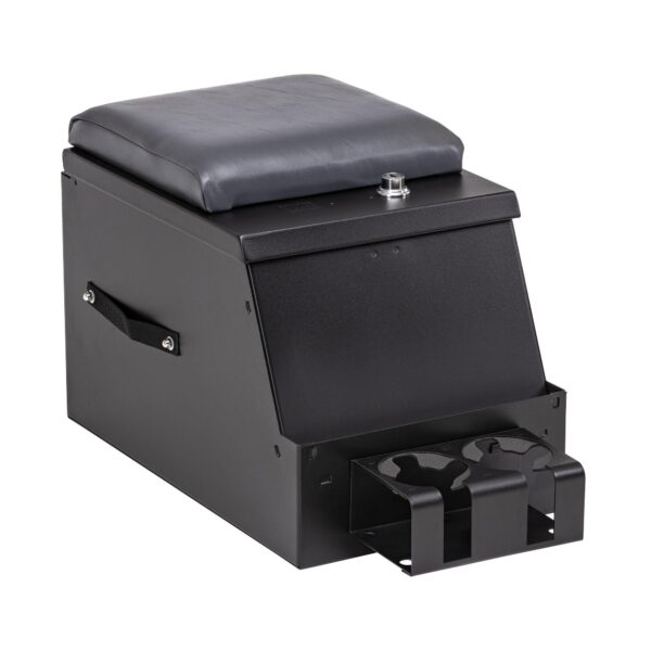 Universal | Center Console | Series II | 12 1/2" Wide Black w/ Charcoal Gray Arm