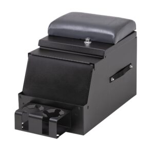 Universal | Center Console | Deluxe Stereo | 12 1/2" Wide Black w/ Charcoal Gray