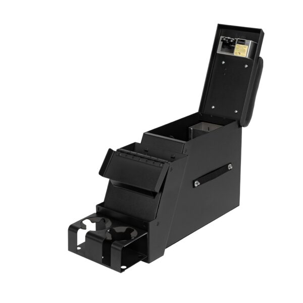 Universal | Center Console | Deluxe Stereo | Black 6 1/2" Wide