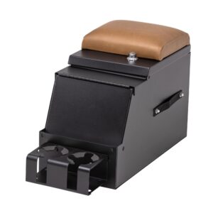 Universal | Center Console | Deluxe Stereo | 10" Wide Black Console Spice Armres