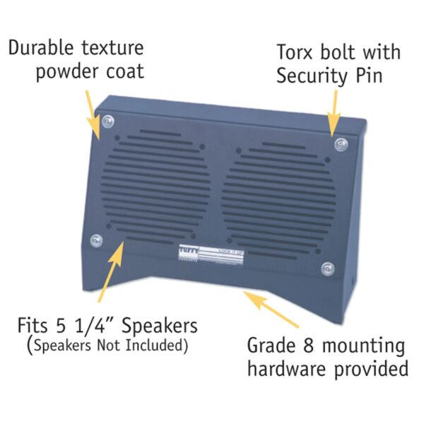 Universal | Lockbox | Dual Speaker Box