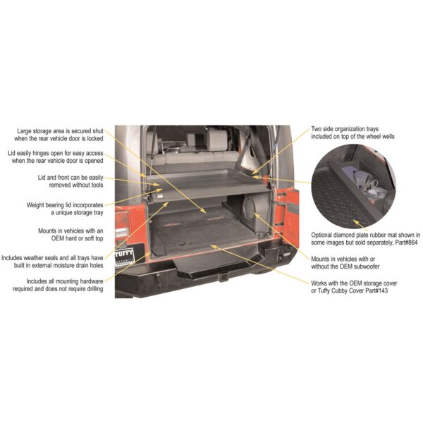 Cargo Enclosure | Deluxe | Jeep Wrangler JK | 2007 - 2010