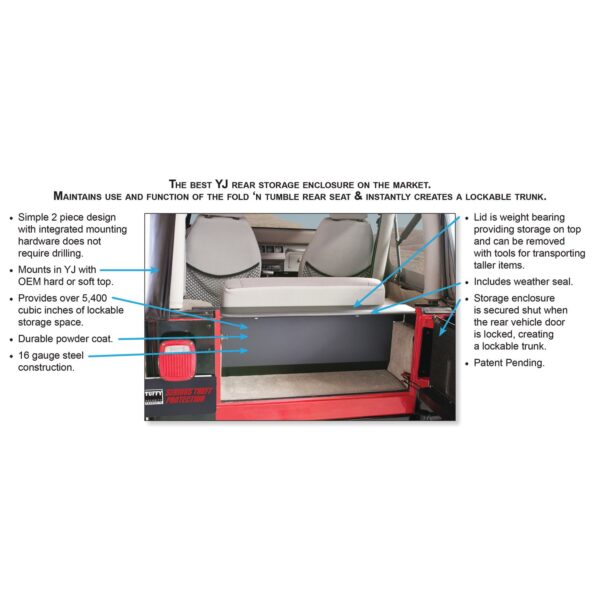 Cargo Enclosure | Standard | Jeep Wrangler YJ | 1987-1995