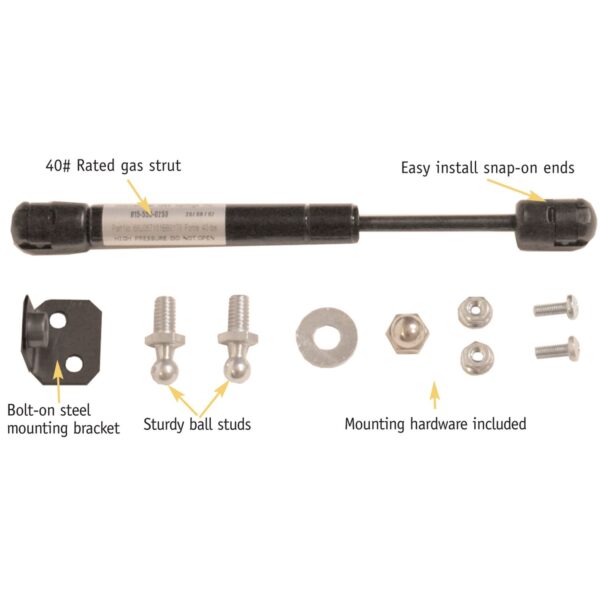 Tuffy Genuine Part | Gas Spring Kit | 7 1/2" | For Tuffy Consoles