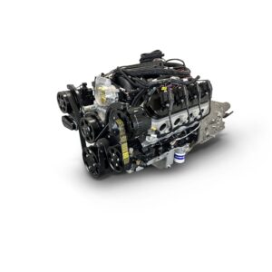 BluePrint Engines GM LS Compatible 376 c.i. Engine and 4L65/70E Automatic Transmission - Standard Edition Builder Series - Black Pulley Kit - Holley Terminator X EFI System