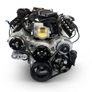 BluePrint Engines GM LS Compatible 427 c.i. Engine and 4L65/70E Automatic Transmission - Standard Edition Builder Series - Natural Pulley Kit - Holley Terminator X EFI System