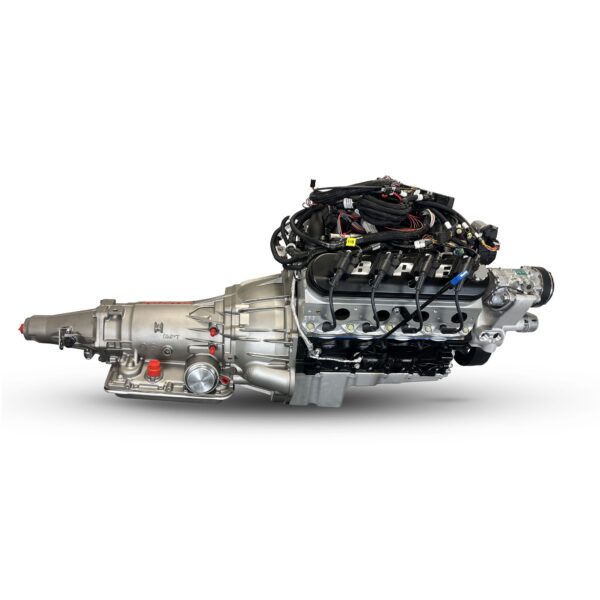 BluePrint Engines GM LS Compatible 427 c.i. Engine and 4L65/70E Automatic Transmission - Standard Edition Builder Series - Natural Pulley Kit - Holley Terminator X EFI System