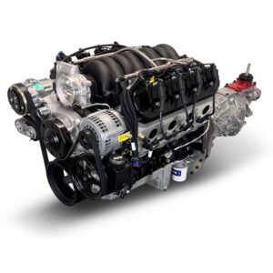 BluePrint Engines GM LS Compatible 427 c.i. Engine and T56 Manual Transmission - Standard Edition Builder Series - Natural Pulley Kit - Holley Terminator X EFI System