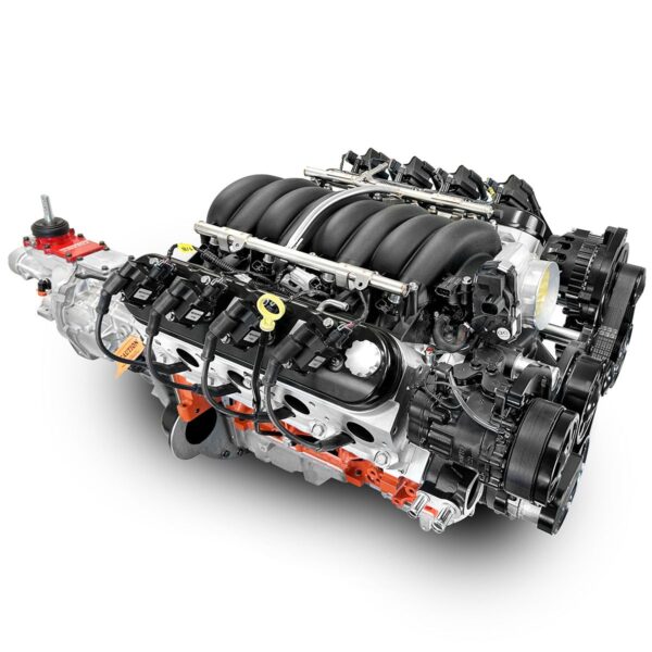 BluePrint Engines GM LS Compatible 427 c.i. Engine and T56 Manual Transmission - Standard Edition Builder Series - Black Pulley Kit - Holley Terminator X EFI System