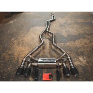 BMW M2 (N55) Valved Sport Exhaust System w/ 1x1 Carbon Tips