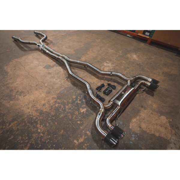 BMW F90 M5 Valved Sport Exhaust System - Titanium w/ Burnt Titanium Tips