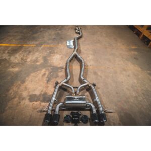 BMW G8X M3 / M4 Valved Sport Exhaust System - 1x1 Carbon Tips - 4" Outlet