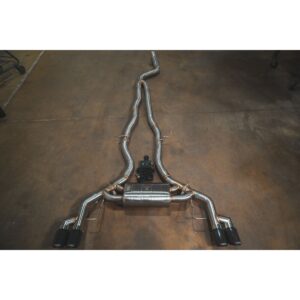BMW X3 / X4 M40i Valved Sport Exhaust System - Stainless Steel with 1x1 Carbon Tips