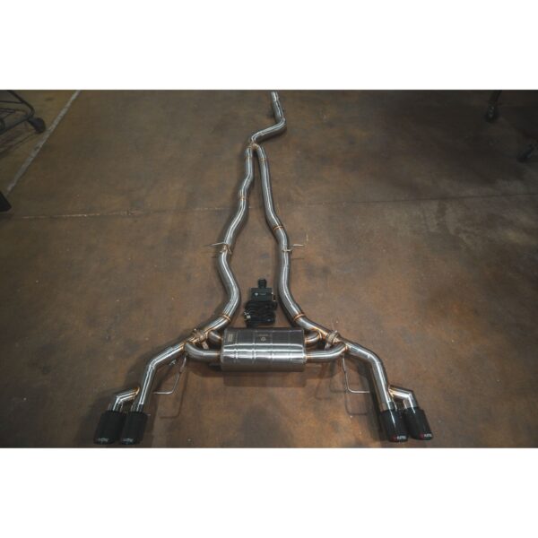 BMW X3 / X4 M40i Valved Sport Exhaust System - Stainless Steel with 1x1 Carbon Tips