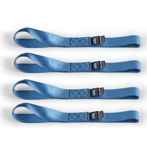 Borne Off-Road Soft Loop Tie-Down Straps, Blue