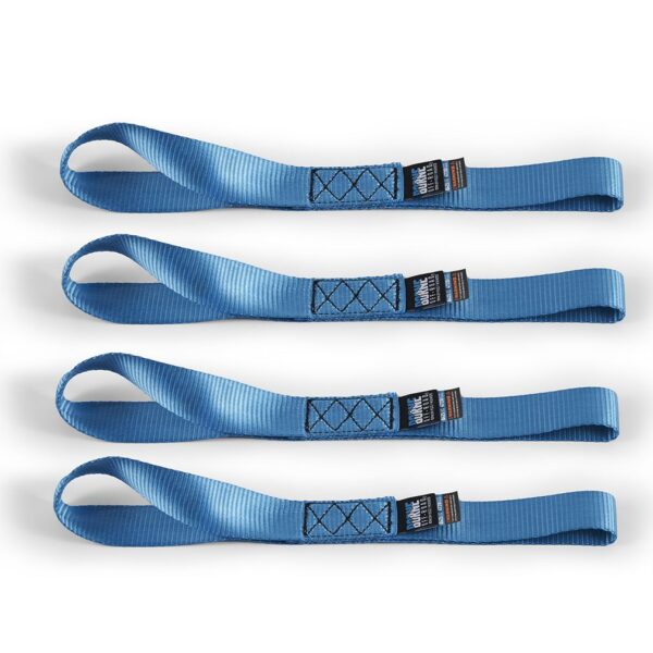 Borne Off-Road Soft Loop Tie-Down Straps, Blue