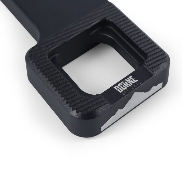 Borne Off-Road Billet Tow Hooks, fits Ford Raptor 2017+, Micro-Wrinkle Black