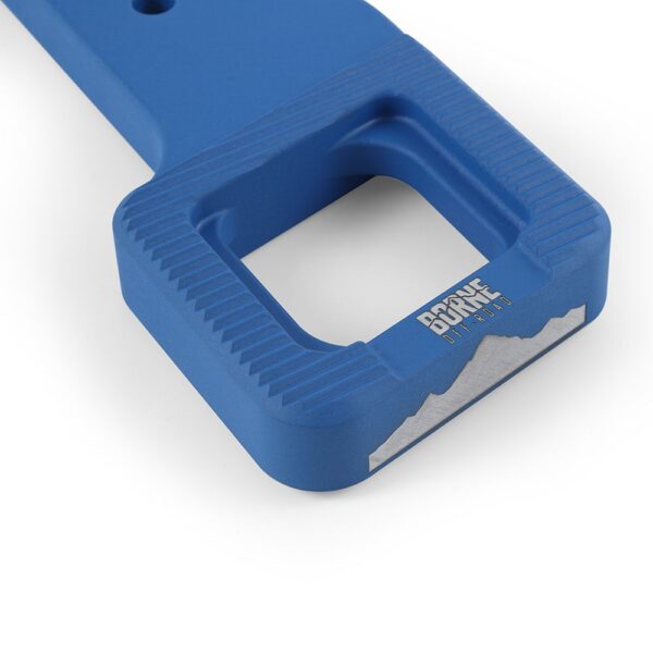 Borne Off-Road Billet Tow Hooks, fits Ford Raptor 2017+, Micro-Wrinkle Blue