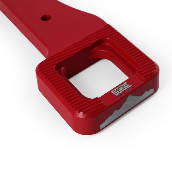 Borne Off-Road Billet Tow Hooks, fits Ford Raptor 2017+, Micro-Wrinkle Red