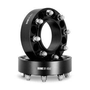 Wheel Spacers, 6X139.7, 93.1mm Center Bore, M12 X 1.5, 1.00-in Thick, Black