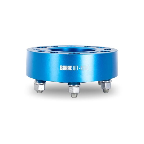 Wheel Spacers, 6X139.7, 93.1mm Center Bore, M12 X 1.5, 2.00-in Thick, Blue