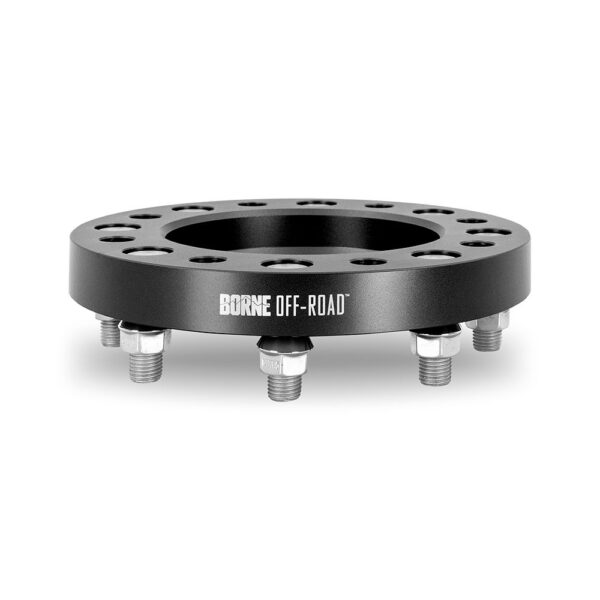 Wheel Spacers, 8X170, 125mm Center Bore, M14 X 1.5, 1.00-in Thick, Black
