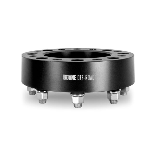 Wheel Spacers, 8X170, 125mm Center Bore, M14 X 1.5, 2.00-in Thick, Black