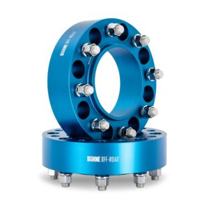 Wheel Spacers, 8x180, 124.1 Center Bore, M14x1.5, 50mm, Black