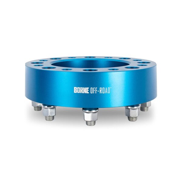 Wheel Spacers, 8X170, 125mm Center Bore, M14 X 1.5, 2.00-in Thick, Blue