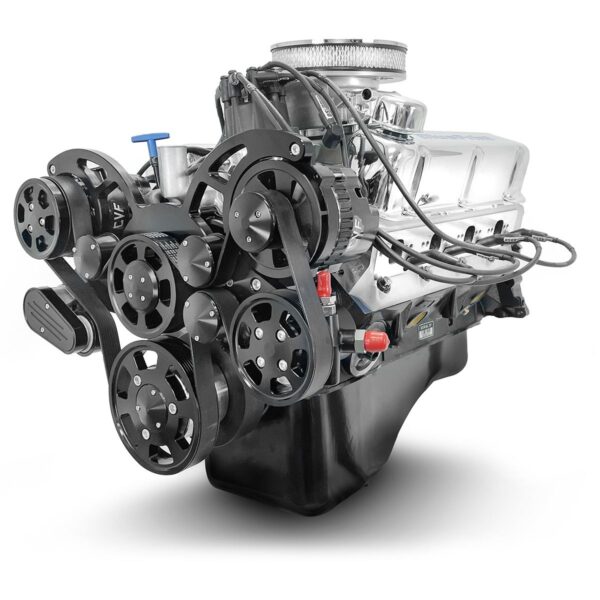 BluePrint Engines Ford Small Block Compatible  302 C.I. Deluxe Dressed - Front Sump Oil Pan - Cruiser - Black Pulley Kit - Fuel Injected