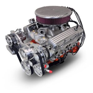 BluePrint Engines GM Small Block Compatible 327 C.I. Deluxe Dressed - Low Profile - Polished Pulley Kit - Fuel Injected