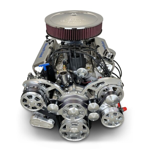 BluePrint Engines Ford Small Block Compatible 347 C.I. Deluxe Dressed - Front Sump Oil Pan - Polished Pulley Kit - Fuel Injected