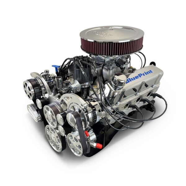 BluePrint Engines Ford Small Block Compatible 347 C.I. Deluxe Dressed - Front Sump Oil Pan - Polished Pulley Kit - Fuel Injected