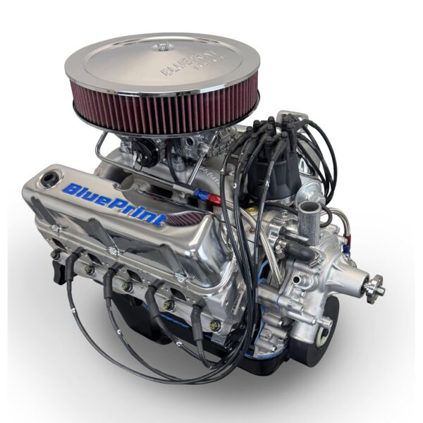BluePrint Engines Ford Small Block Compatible 347 C.I. Deluxe Dressed - Rear Sump Oil Pan - Carbureted