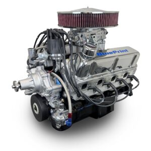 BluePrint Engines Ford Small Block Compatible 347 C.I. Deluxe Dressed - Rear Sump Oil Pan - Carbureted