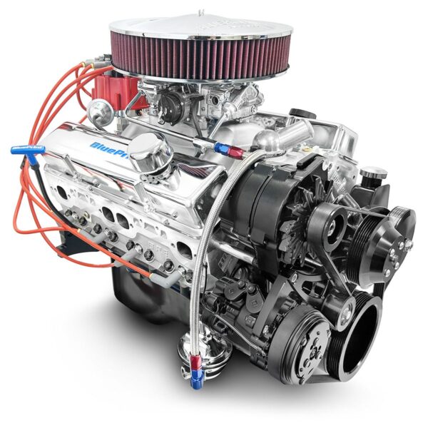 BluePrint Engines GM Small Block Compatible 350 C.I. Deluxe Dressed - Black Pulley Kit - Carbureted