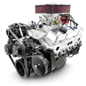 BluePrint Engines GM Small Block Compatible 383 C.I. Deluxe Dressed - Black Pulley Kit - Carbureted