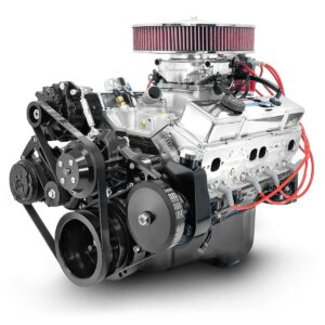 BluePrint Engines GM Small Block Compatible 383 C.I. Deluxe Dressed - Black Pulley Kit - Fuel Injected