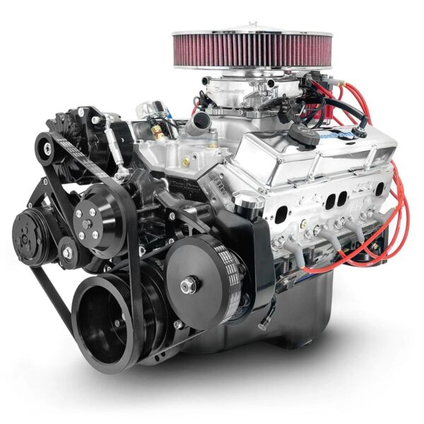 BluePrint Engines GM Small Block Compatible 383 C.I. Deluxe Dressed - Black Pulley Kit - Fuel Injected