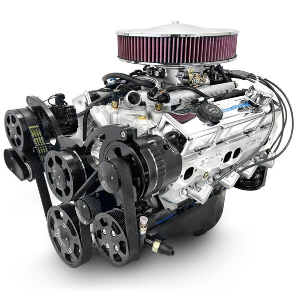 BluePrint Engines GM Small Block Compatible 383 C.I. Deluxe Dressed - Black Pulley Kit - Multi-Port Fuel Injected