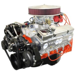 BluePrint Engines GM Small Block Compatible 400 C.I. Deluxe Dressed - Black Pulley Kit - Fuel Injected