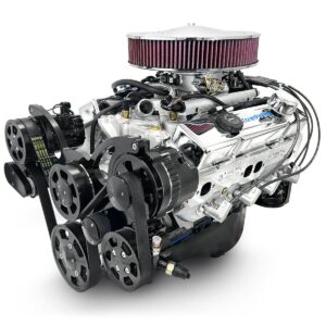 BluePrint Engines GM Small Block Compatible 400 C.I. Deluxe Dressed - Black Pulley Kit - Multi-Port Fuel Injected